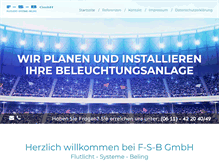 Tablet Screenshot of flutlicht-beling.de